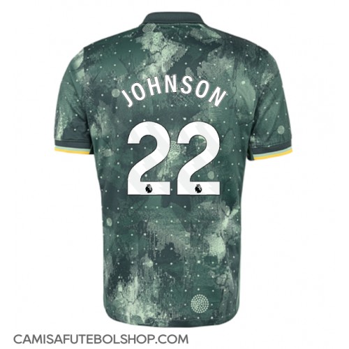 Camisa de time de futebol Tottenham Hotspur Brennan Johnson #22 Replicas 3º Equipamento 2024-25 Manga Curta